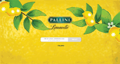 Desktop Screenshot of limoncellopallini.com